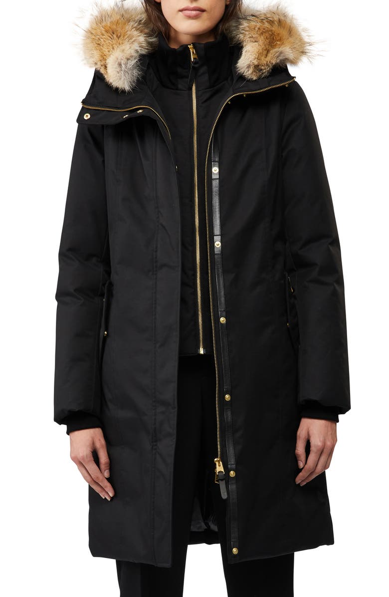 Mackage down puffer with coyote fur trim Clearance