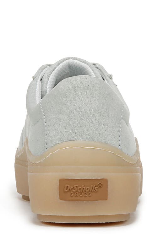 Dr. Scholl's Women's Time Off Win Lace Up Platform Sneakers In Light Green
