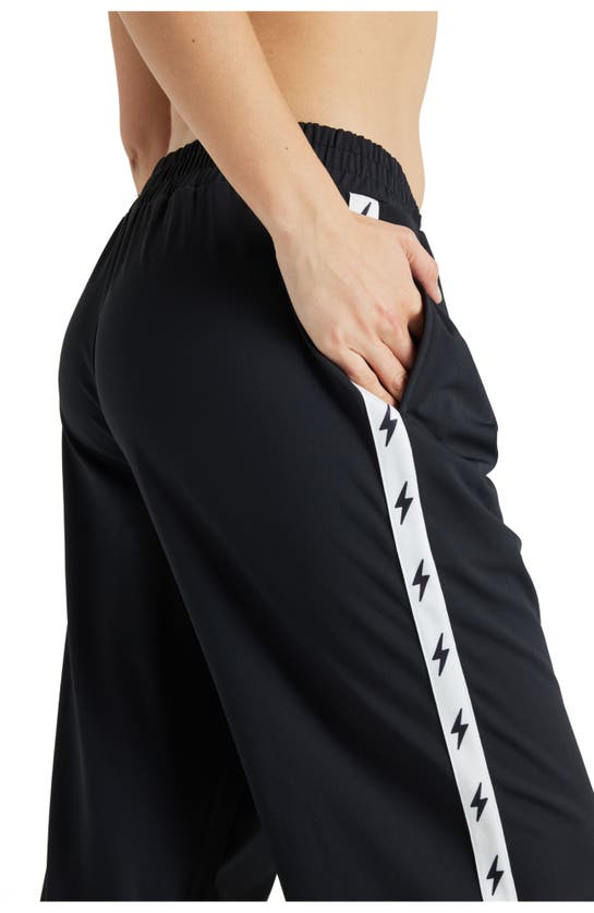 Shop Electric Yoga Bolt Track Pant In Black/white