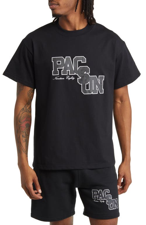 PacSun 1980 Graphic T-Shirt in Black