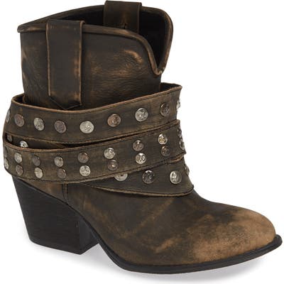 Very Volatile Steinway Harness Bootie- Grey