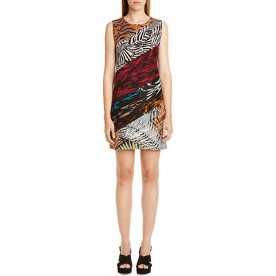 Missoni Mixed Pattern Sleeveless Mindress, 8 IT - Black