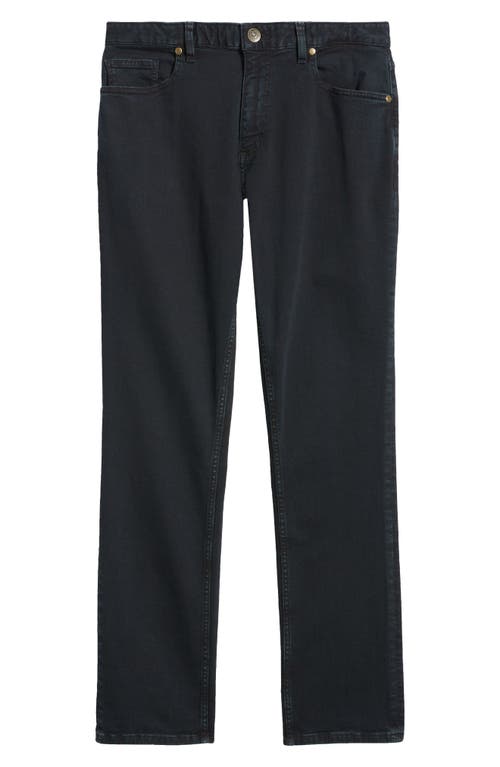 Johnston & Murphy Straight Leg Jeans In Black Wash