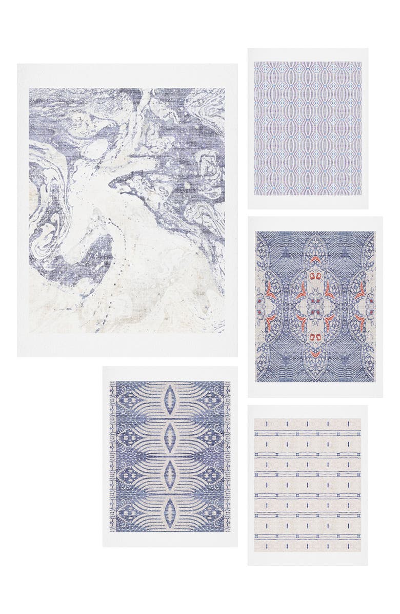 Deny Designs French Linen Five Piece Gallery Wall Art Print