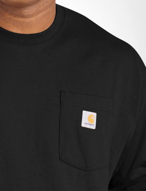 Shop Carhartt Long-sleeve T-shirt In Black