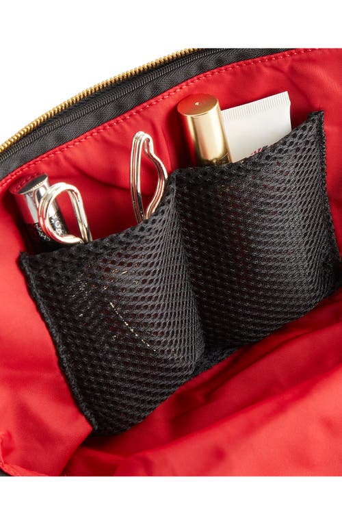 KUSSHI KUSSHI SIGNATURE LEATHER MAKEUP BAG 
