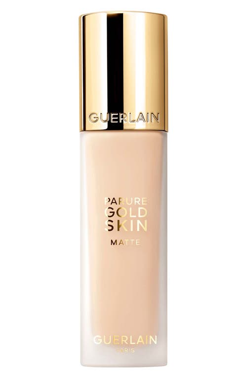 Guerlain Parure Gold Skin Matte Fluid Foundation in 2W at Nordstrom