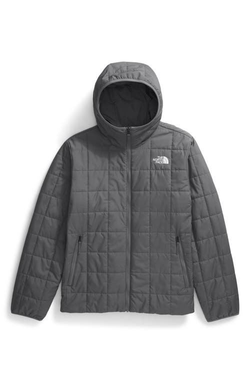 Shop The North Face Junction Insulated Hooded Puffer Jacket In Smoked Pearl