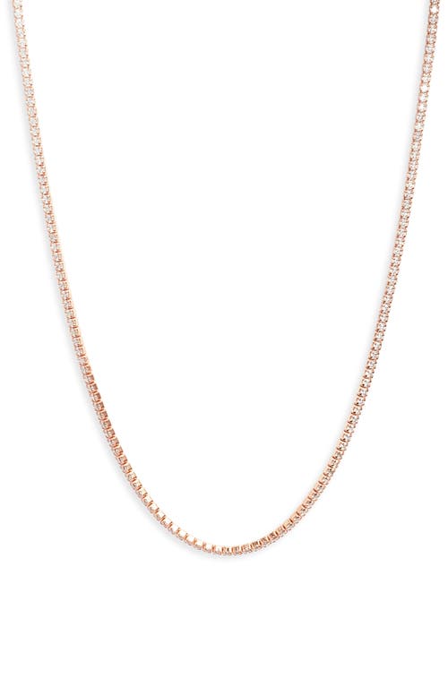 SHYMI Celine Tennis Choker Necklace in Rose/White at Nordstrom