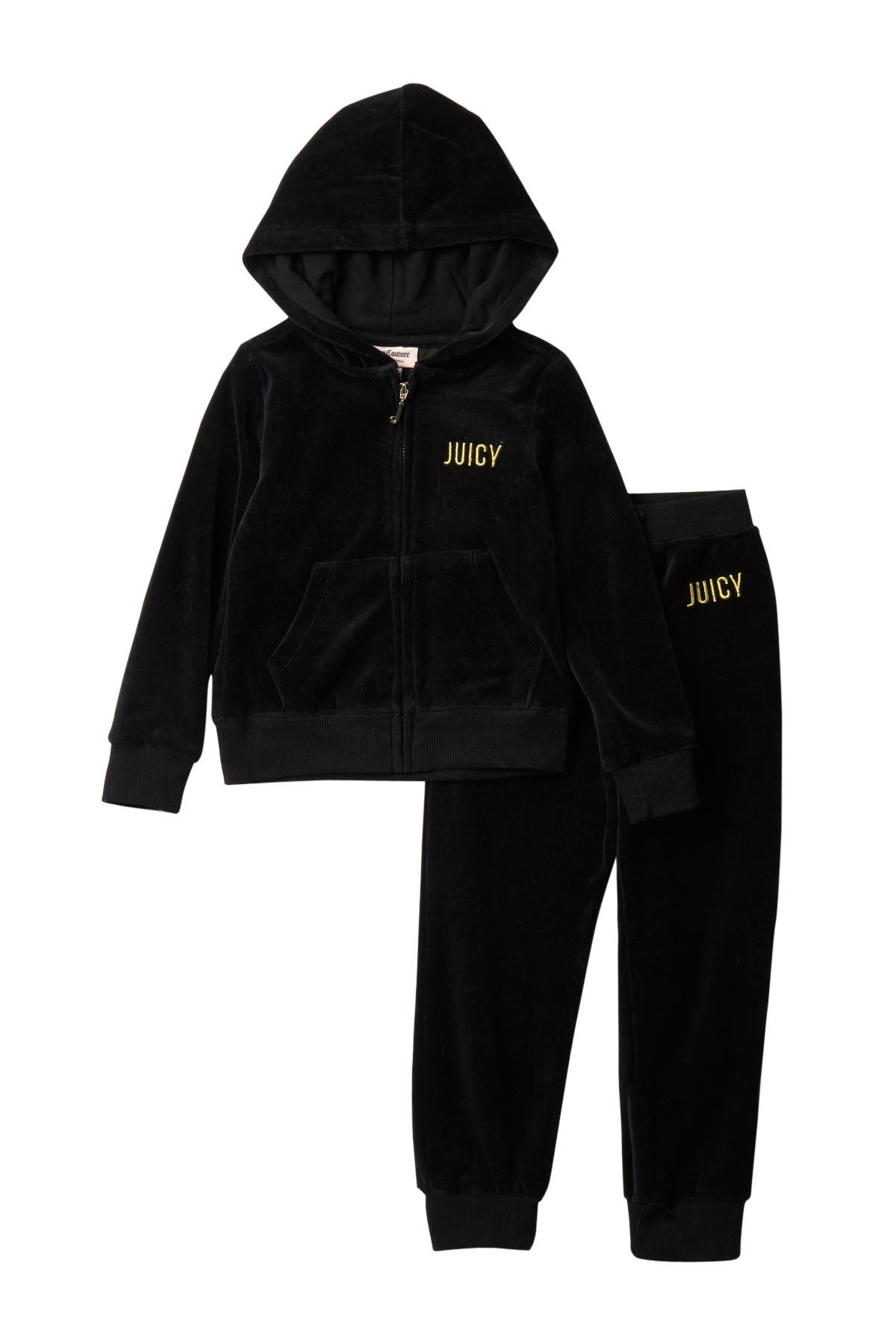 juicy couture black velour hoodie