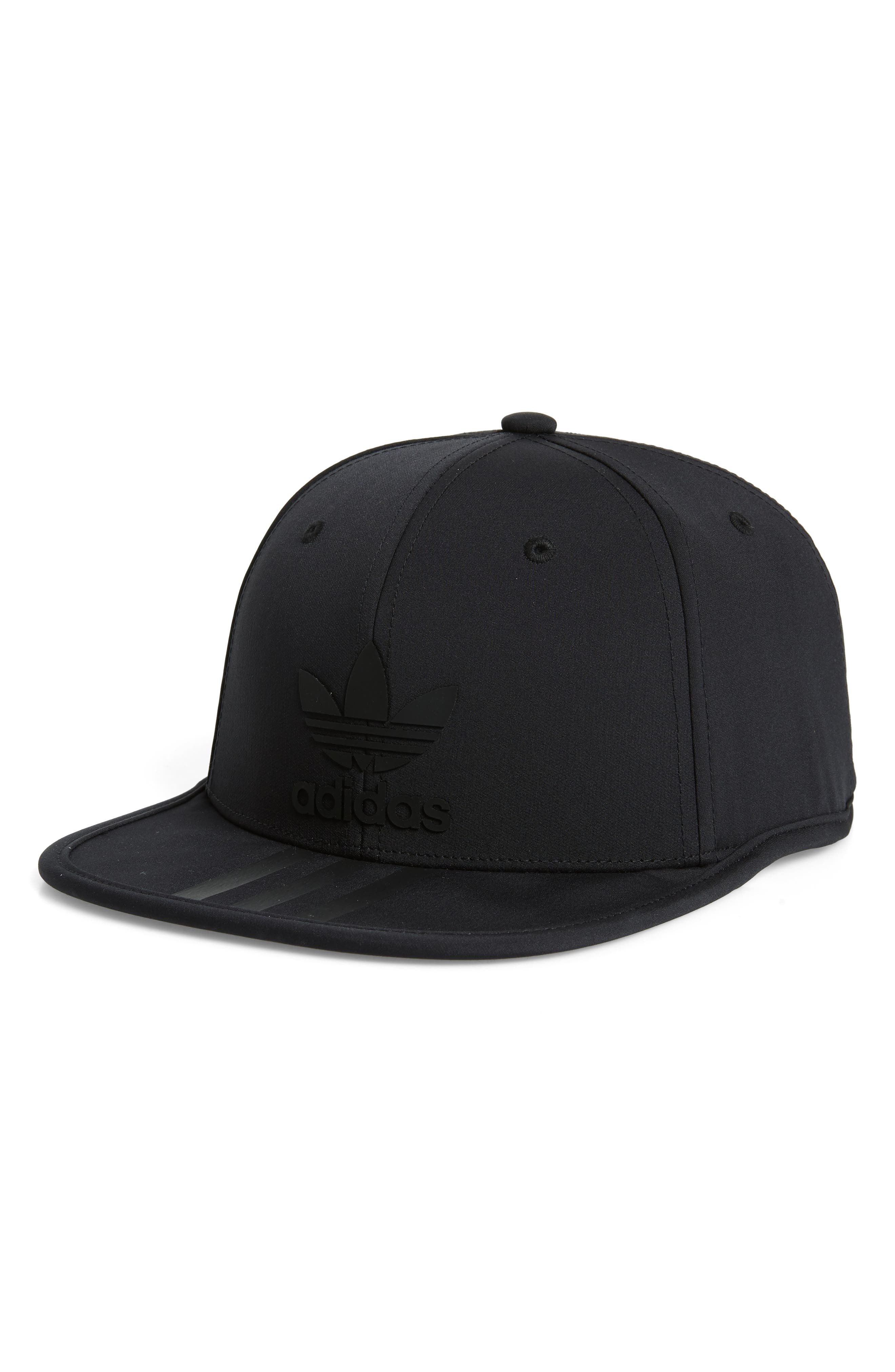 adidas the brand with the 3 stripes hat