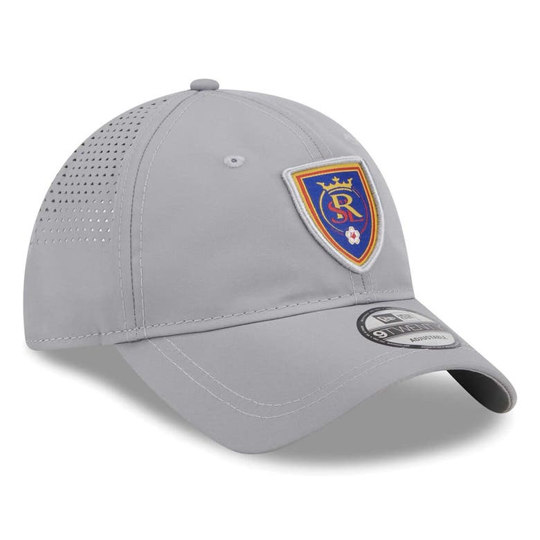 Shop New Era Gray Real Salt Lake Active 9twenty Adjustable Hat