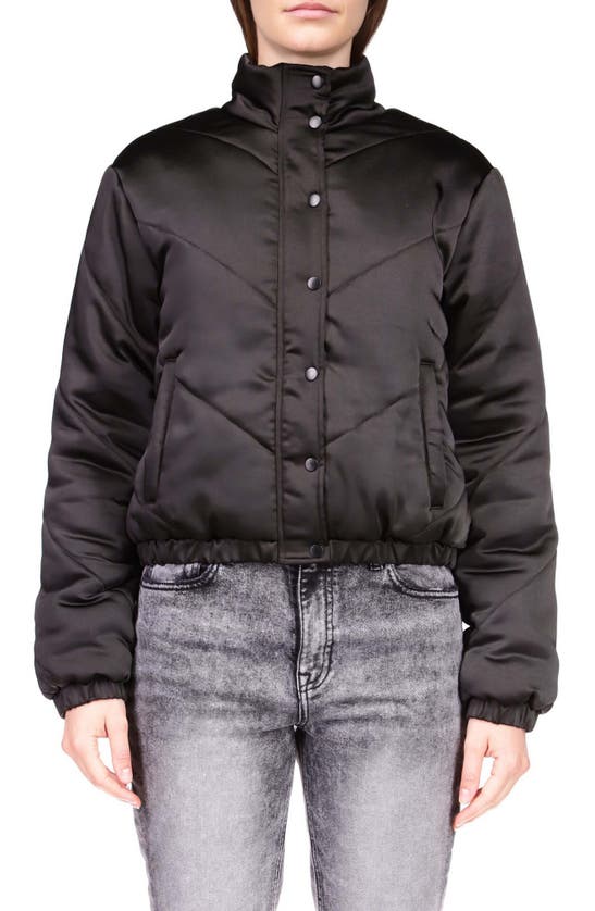 Sanctuary Davis Quilted Jacket In Black