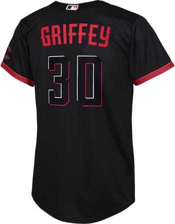 Toddler Nike Ken Griffey Jr. Black Cincinnati Reds 2023 City Connect  Replica Player Jersey
