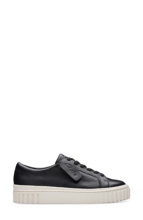 Clarksr Clarks(r) Mayhill Walk Sneaker In Black Leather