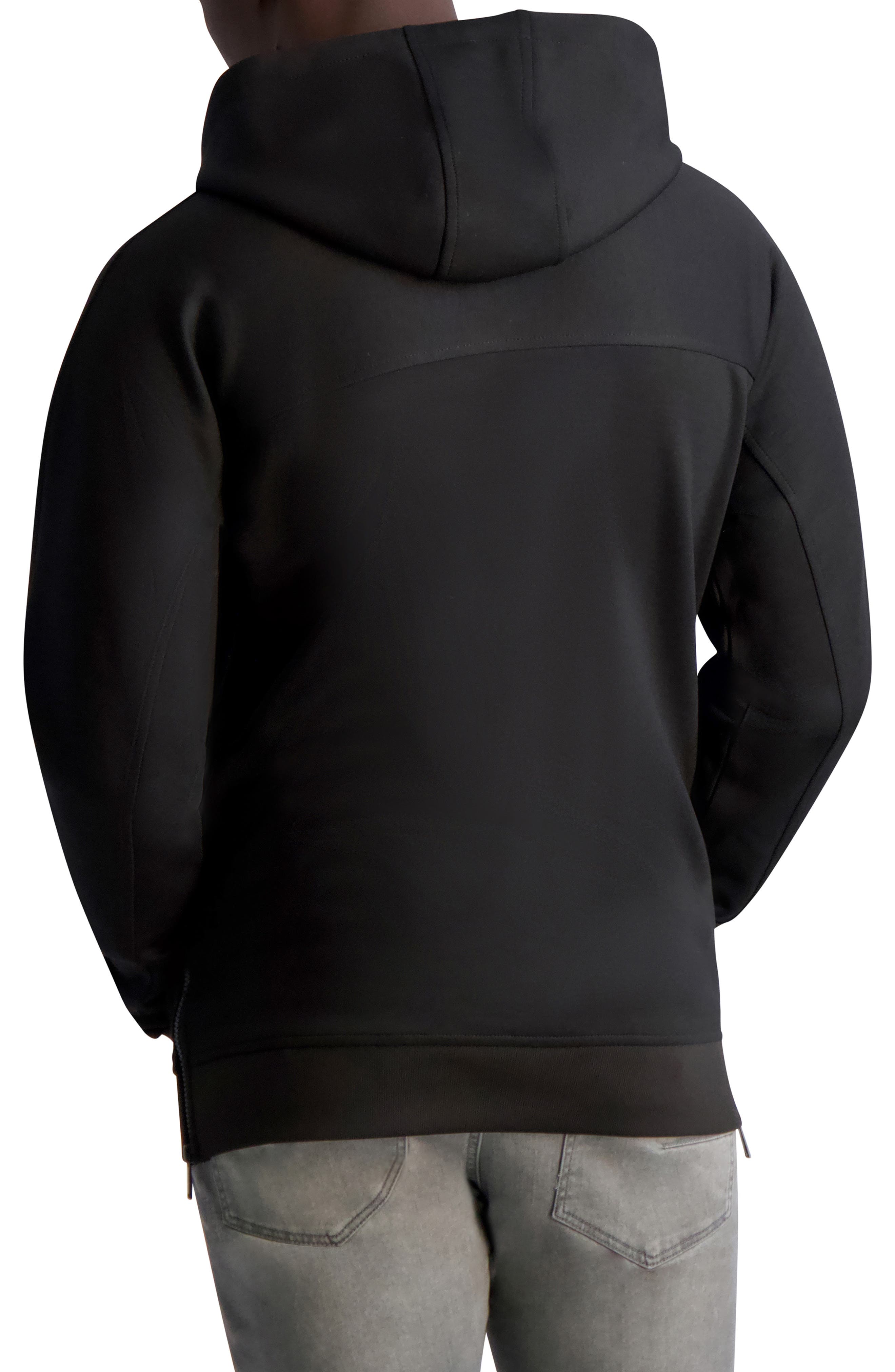 karl lagerfeld paris textured side zip booties