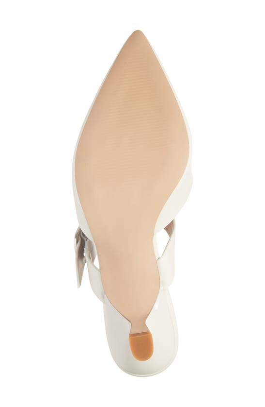 Shop Nordstrom Rack Fawn Mule In Ivory Pristine