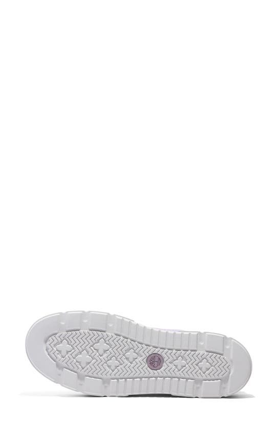 Timberland Laurel Court Platform Sneaker In Light Purple Canvas