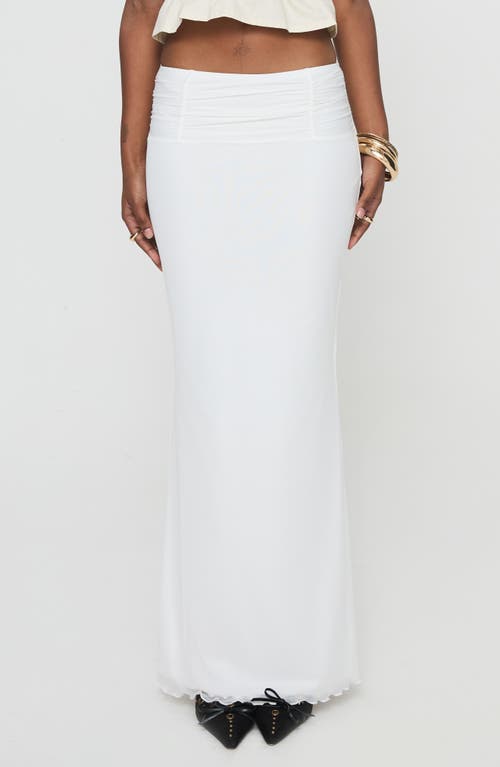 Shop Princess Polly Meredith Maxi Skirt In White