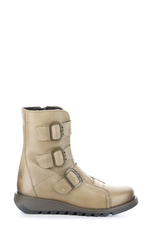 Shop Fly London Scop Boot In Taupe Rug