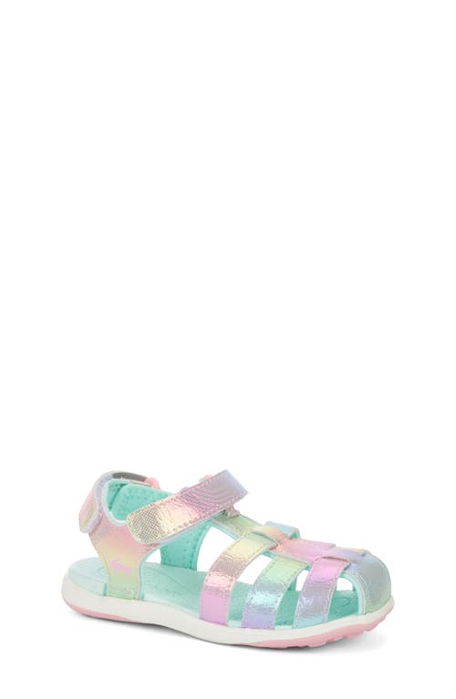 See Kai Run Kids' Paley II Water Friendly Sandal Silver Rainbow at Nordstrom, M