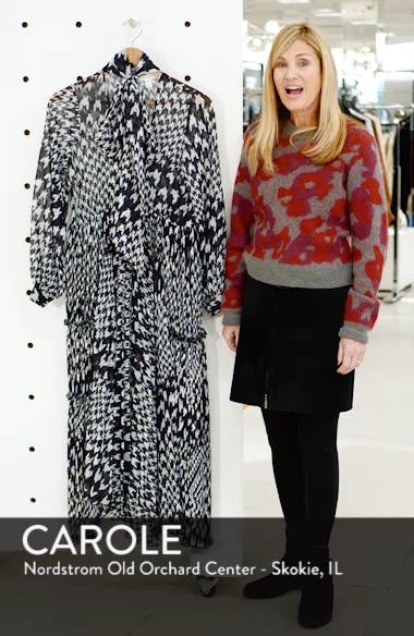 topshop dogtooth dress