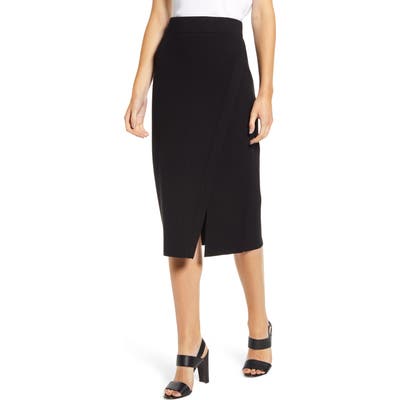 Anne Klein Knit Pencil Skirt, Black