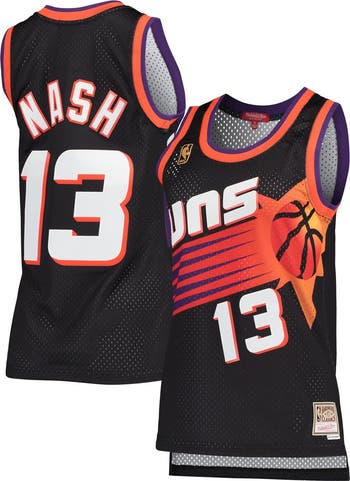 Mitchell Ness Women s Mitchell Ness Steve Nash Black Phoenix Suns Hardwood Classics Swingman Jersey Nordstrom