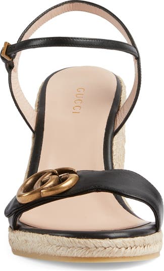 Gucci Aitana Espadrille Wedge Sandal (Women)