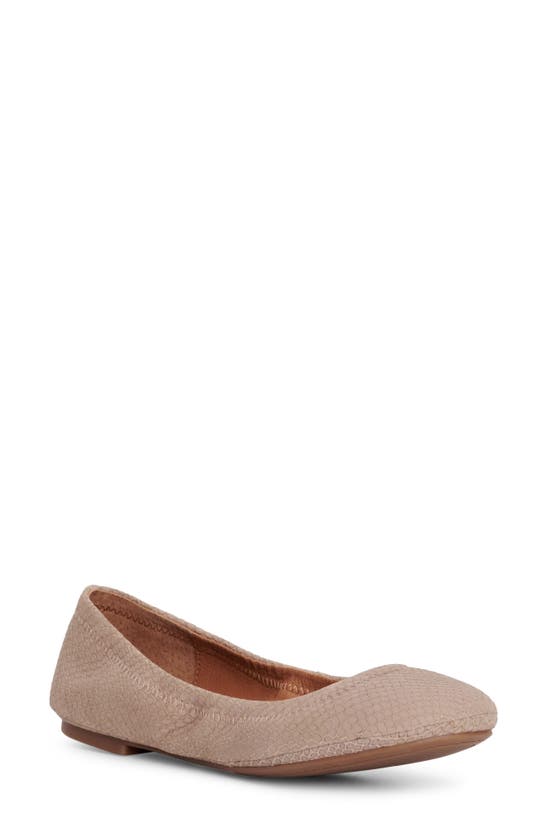 Lucky Brand 'emmie' Flat In Light Antler