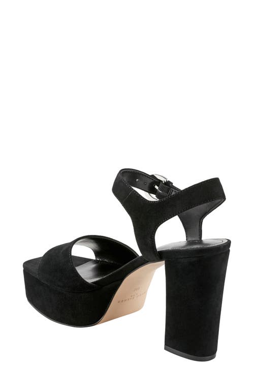 Marc Fisher Ltd Cinthia Platform Sandal In Black