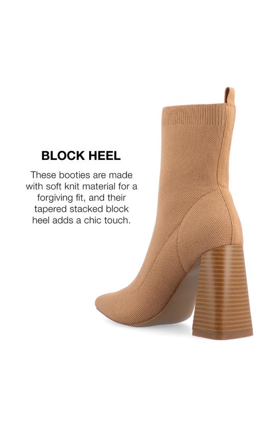 Journee Collection Noralinn Bootie In Tan