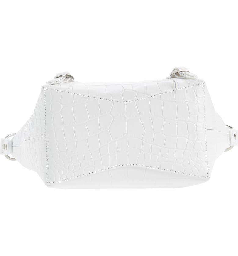 Balenciaga X-Small Neo Classic Croc Embossed Leather Hobo Bag Balenciaga X-Small Neo Classic Croc Embossed Leather Hobo Bag