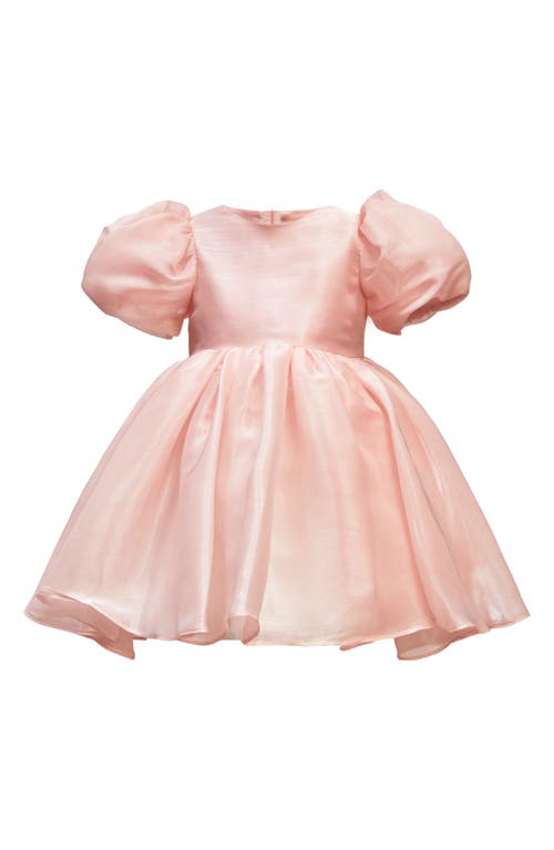 Bardot Junior Kids' Halina Puff Sleeve Party Dress Powder at Nordstrom, Us