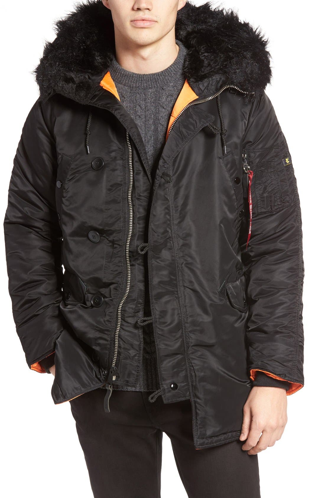 Alpha Industries Slim Fit N-3B Parka | Nordstrom