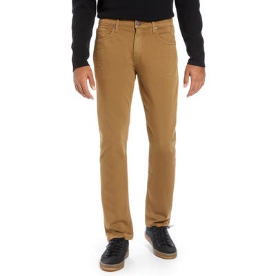 Paige Transcend - Federal Slim Straight Leg Jeans, Beige