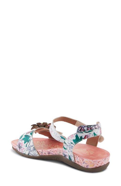 Shop L'artiste By Spring Step Gladystee Ankle Strap Sandal In Pink Multi