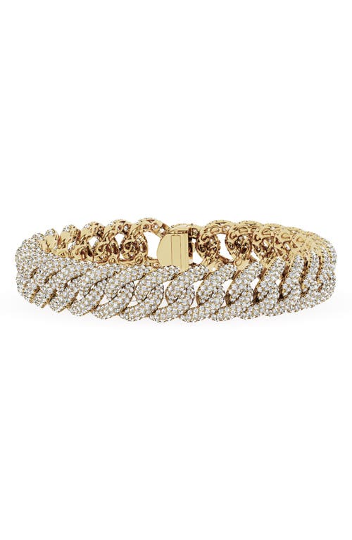 Jennifer Fisher 18K Gold Lab Created Diamond Cuban Chain Bracelet - ctw in 18K Yellow Gold at Nordstrom