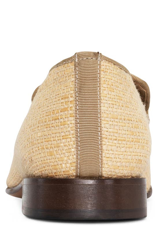 Shop Donald Pliner Crest Embroidered Patch Loafer In Natural