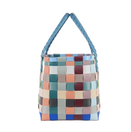 Shop Handed By Paris Recycled Plastic Tote Bag In Color Mix