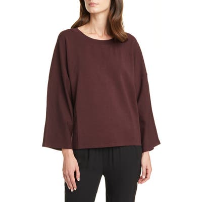 Eileen Fisher Bell Sleeve Pullover, /X-Small - Purple