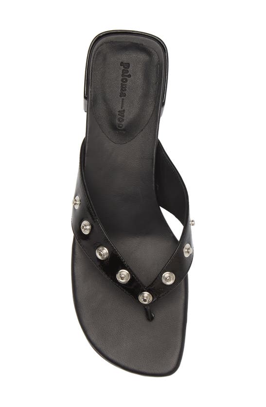 Shop Paloma Wool Snaps Ii Block Heel Sandal In Black