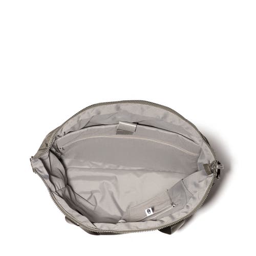 Baggallini Women's Carryall Laptop Tote Crossbody Bag In Sterling Shimmer