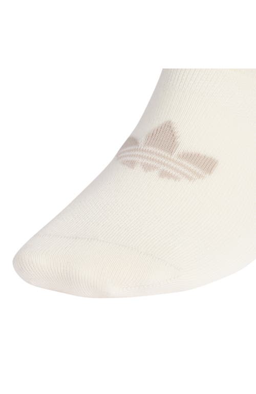 Shop Adidas Originals Adidas Gender Inclusive Assorted 6-pack Superlite No-show Socks In Beige/onix Grey/white