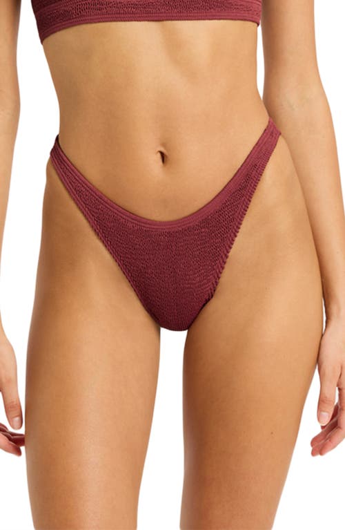 Shop Bondeye Bond-eye Sinner Bikini Bottoms In Carmine Recycled