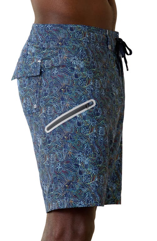Tommy Bahama Molokai Board Shorts In Deep Space