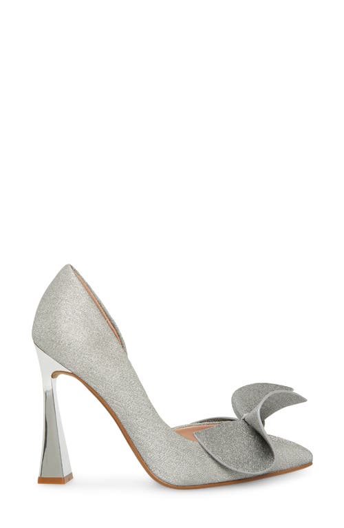 BETSEY JOHNSON BETSEY JOHNSON NOBBLE HALF D'ORSAY POINTED TOE PUMP