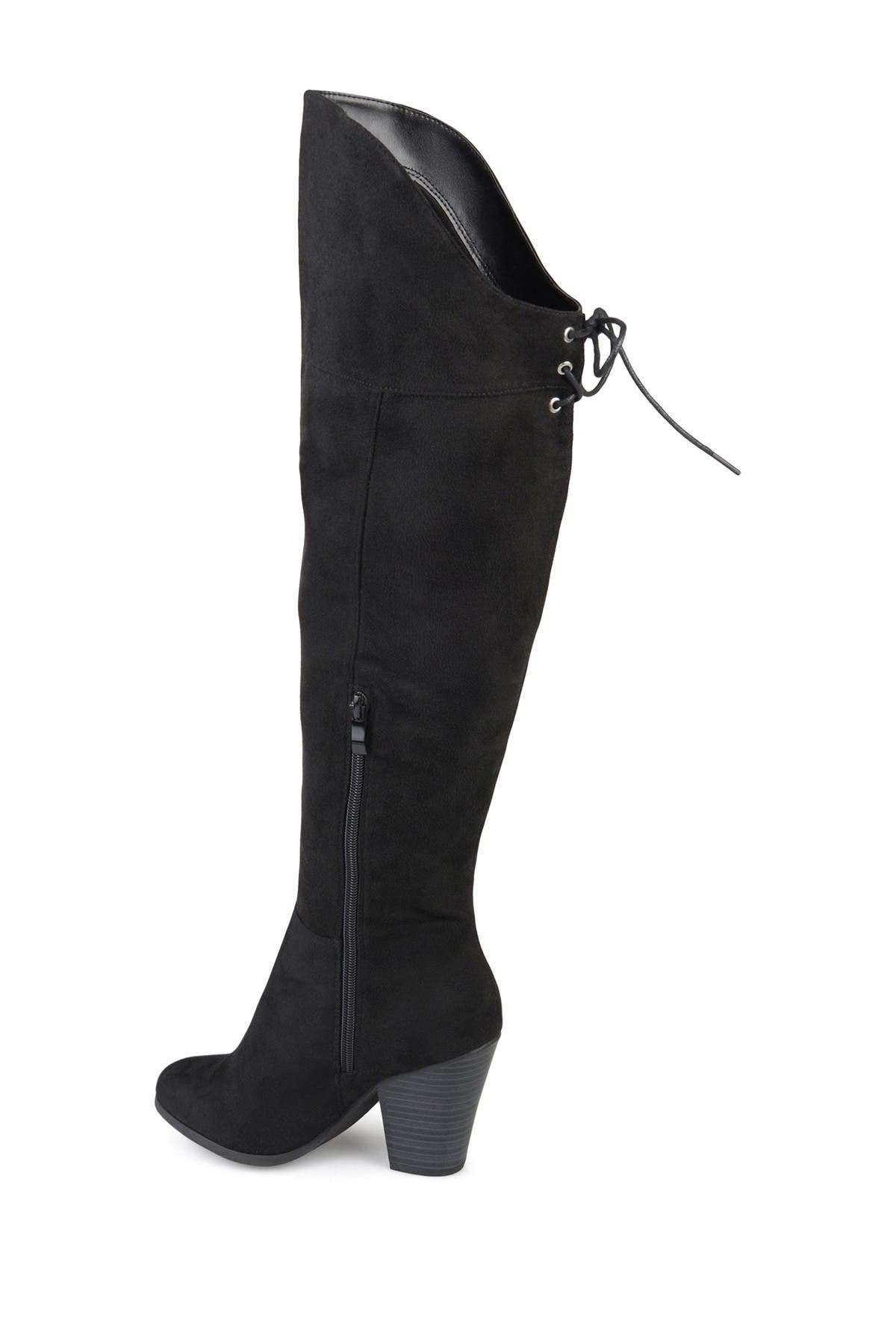 lace up over the knee boots wide calf