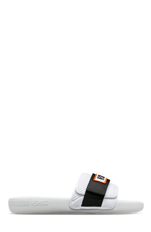 K-swiss X Mclaren Slide Sandal In White/black