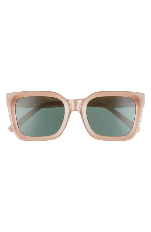 Abstraction 50mm Rectangular Sunglasses in Fawn